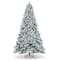 Costway 9ft. Unlit Snow Flocked Artificial Christmas Tree